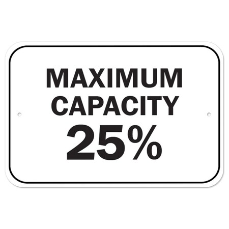 Signmission 12 in Height, Aluminum, 12" x 18", A-1218-25459 A-1218-25459